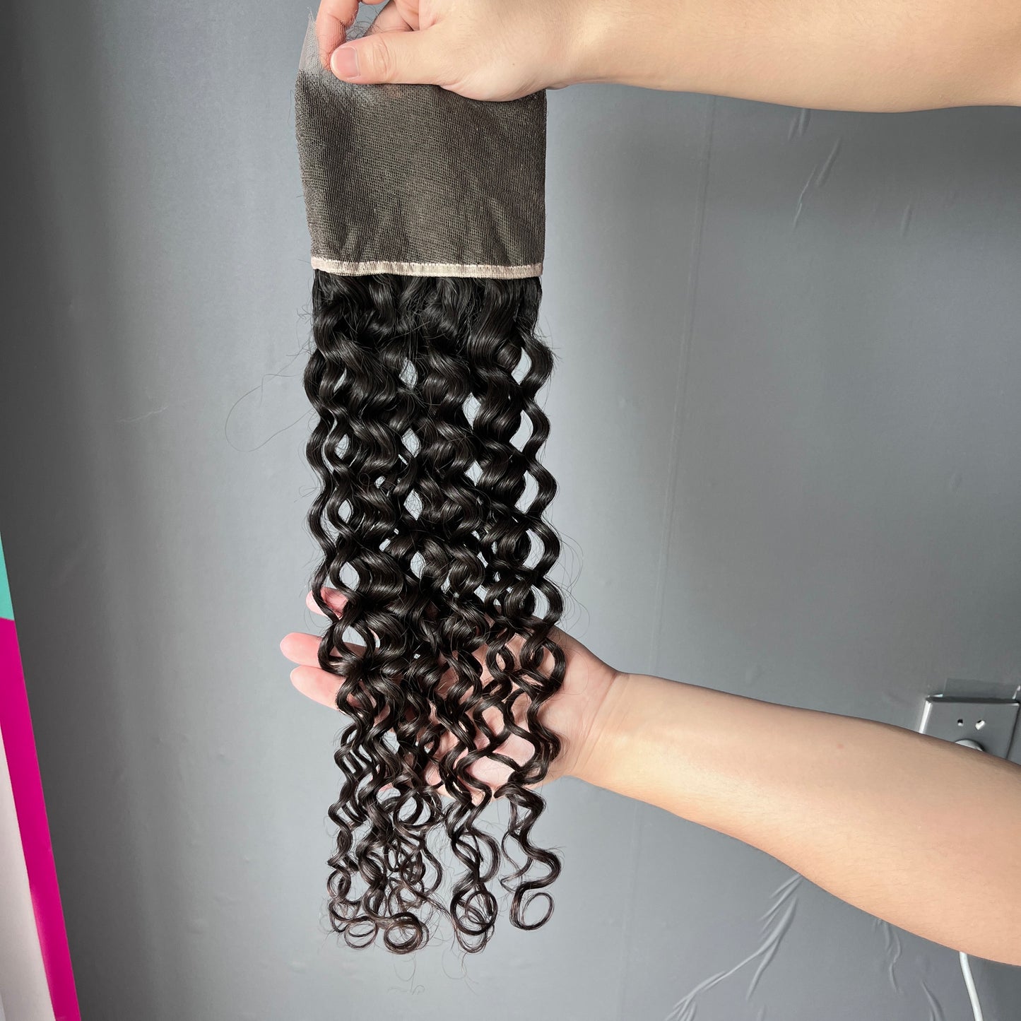 Top Raw Hair Water Wave 5X5 13X4 13X6 HD Lace Closure