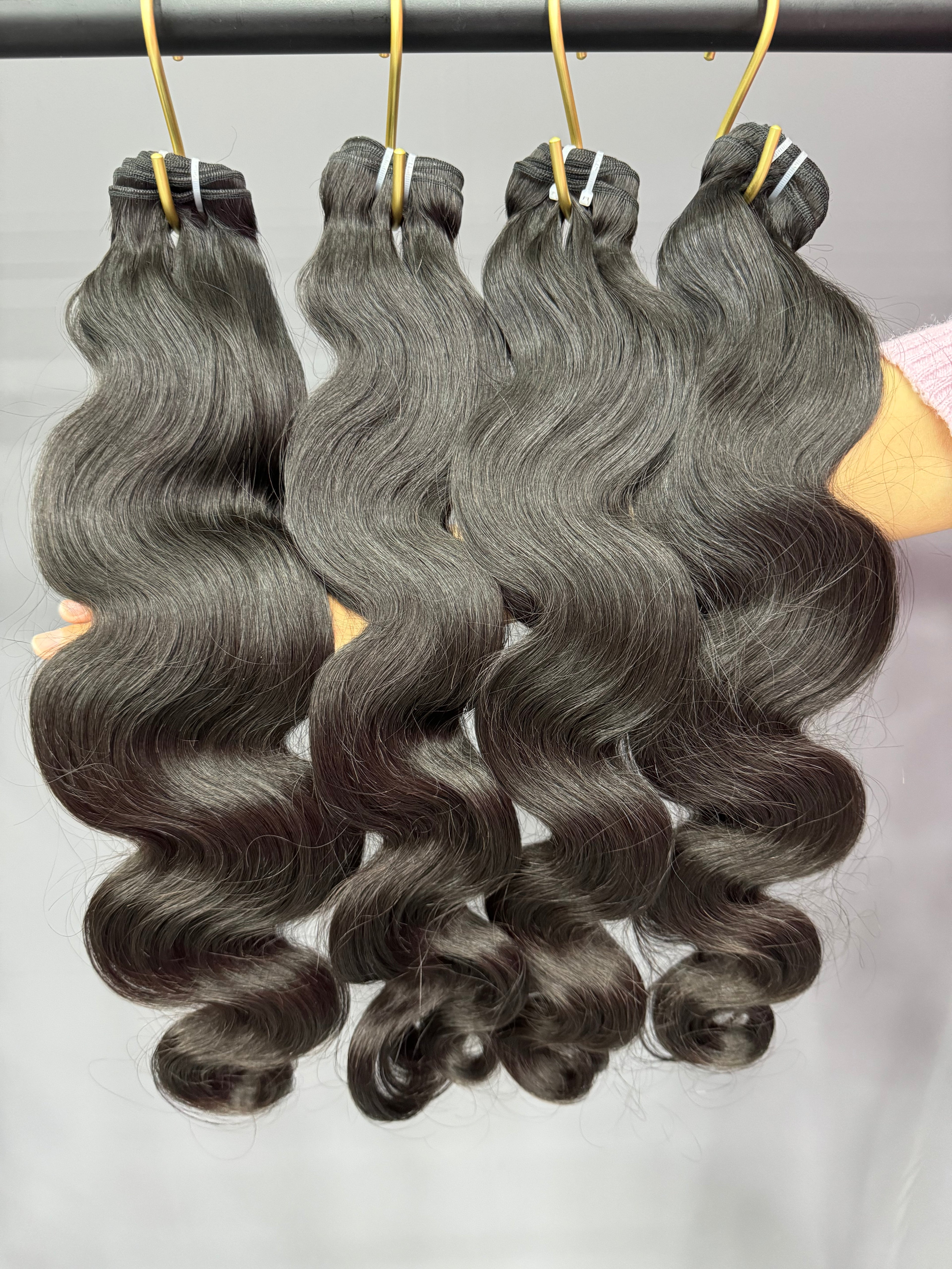 Body Wave 4PCS Bundles & 1PC Closure or Frontal – 5x5, 13x4 & 13x6 | 100% Human Hair | Transparent Lace Wig | Boruihair