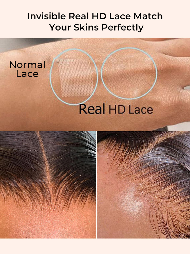13x6 Kinky Curly Glueless Lace Wig | HD Lace & Transparent Lace | 200% & 250% Density | Boruihair 100% Human Hair