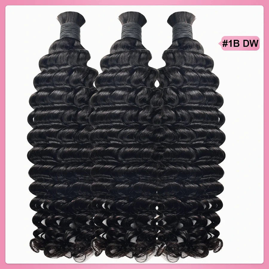 Deep Wave Best Human Hair For Braiding BORUIHAIR