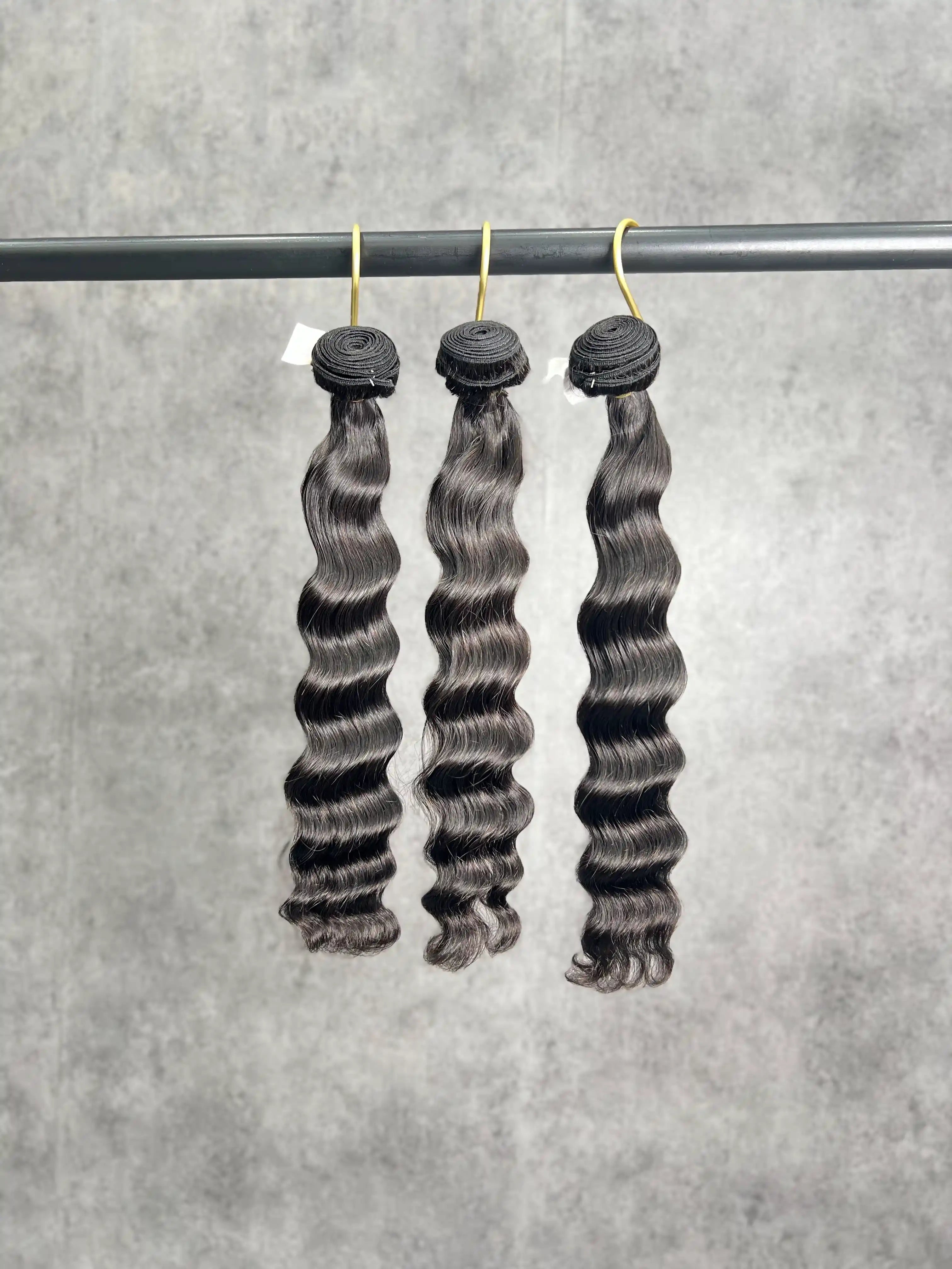 3PCS Indian wavy Top Virgin Hair Bundles | 12–30 Inch |  Boruihair |  100% Human Hair