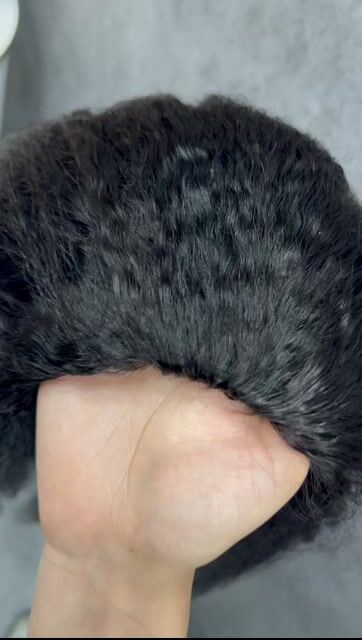 Kinky Straight | Virgin Hair | Wear & Go Half Wig | 3 In 1 Wig No Glue Half Wig | 100% Human Hair