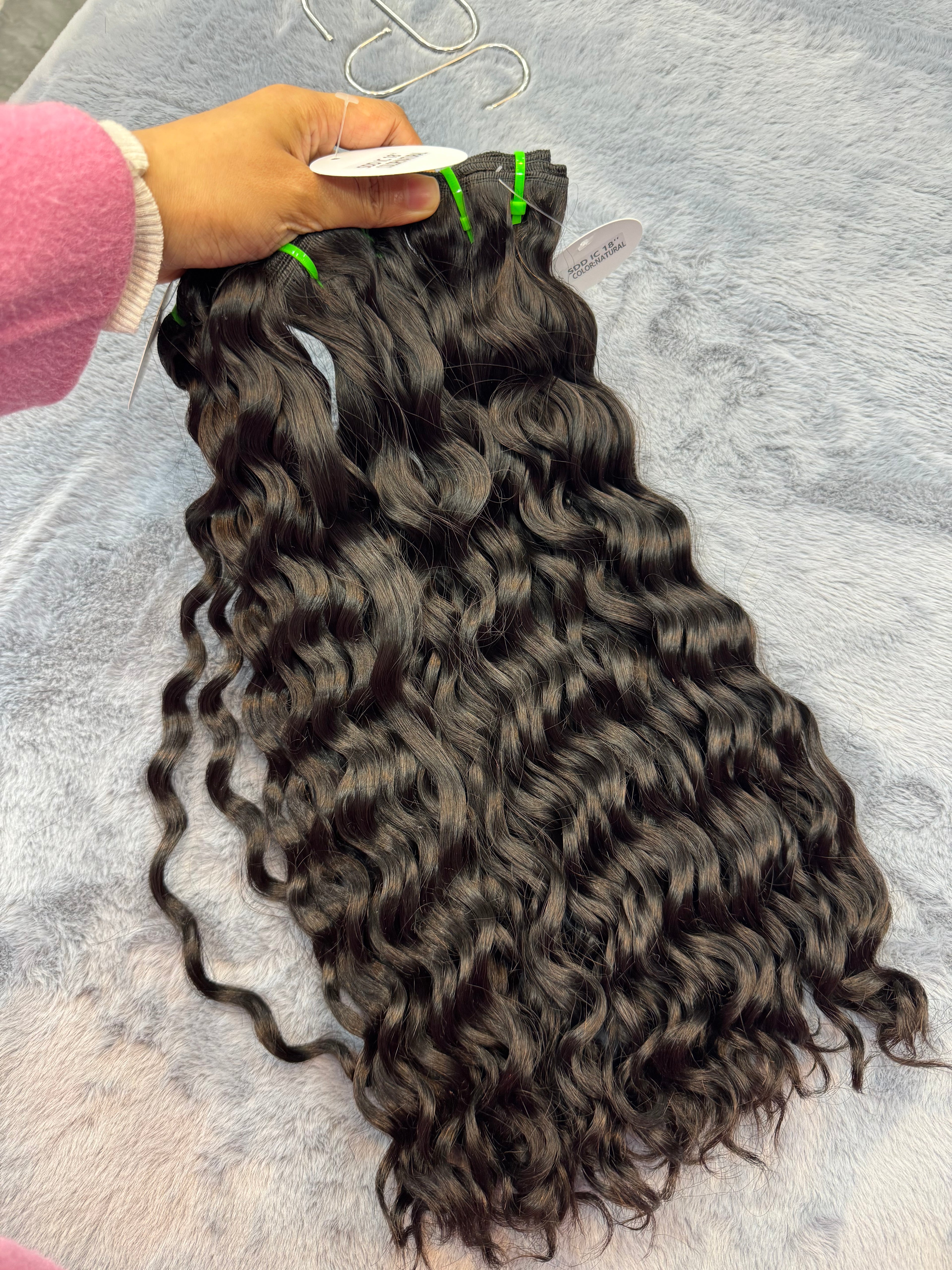 3PCS Water Curly SDD Hair Bundles | 12–30 Inch |  Boruihair | 100% Human Hair