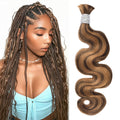 #4/30 Body Wave Hair Bulk | For Braiding | 100% Human Hair | BORUIHAIR