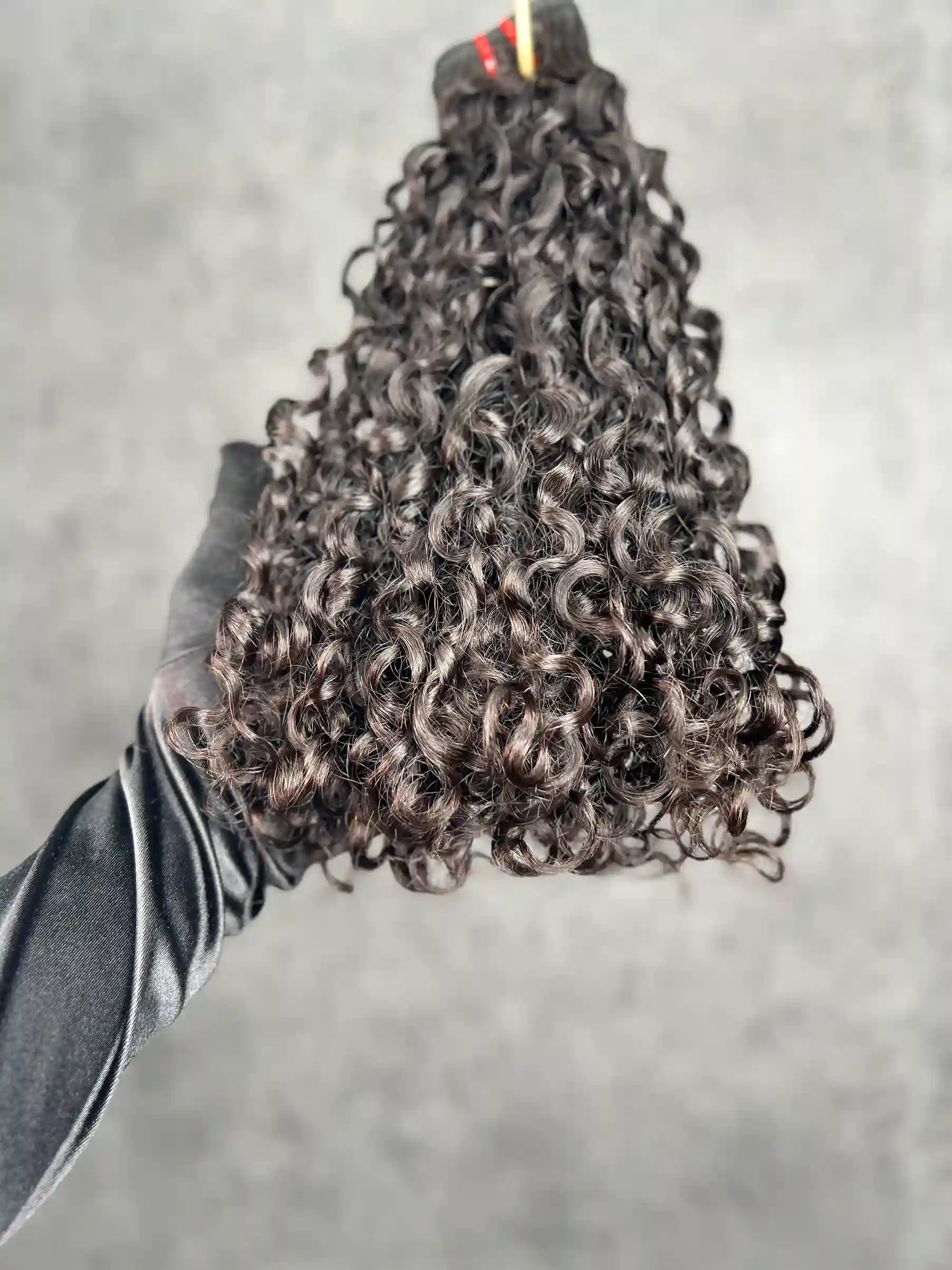 1PC Pixie Curly Large Curls Double Drawn Hair Bundles | 8-24 Inch |  Boruihair | 100% Human Hair