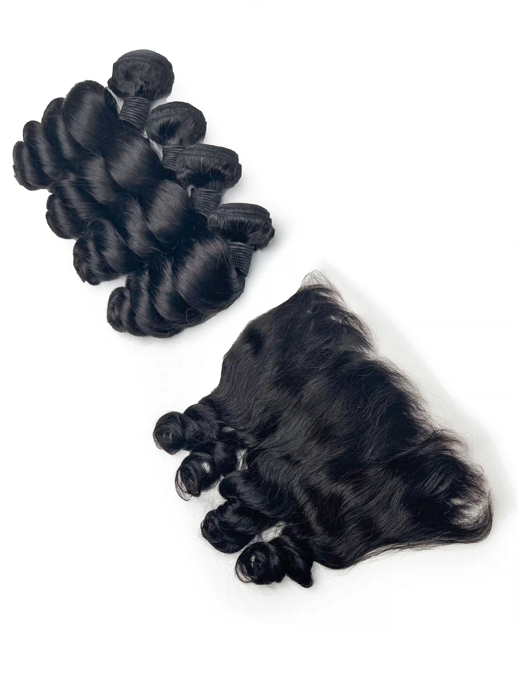 Loose Wave 4PCS Bundles & 1PC 13x6 Lace Frontal | Transparent & HD Lace | 100% Human Hair | Top Virgin Hair