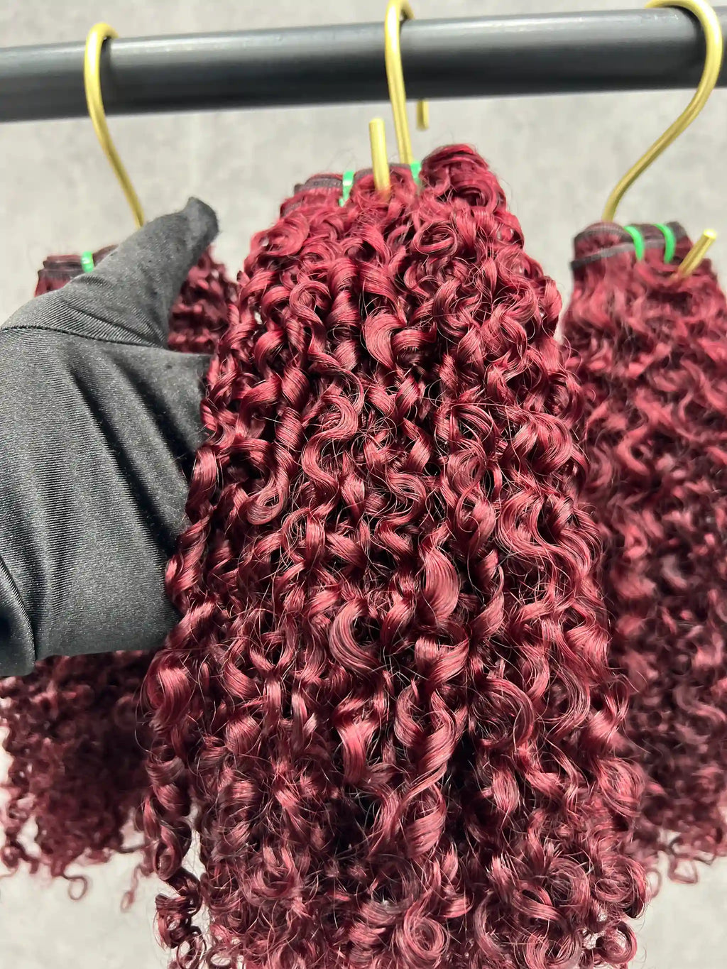 3PCS Super Double Drawn Color 99J Pixie Curly Hair Bundles | 12–30 Inch |  Boruihair | 100% Human Hair
