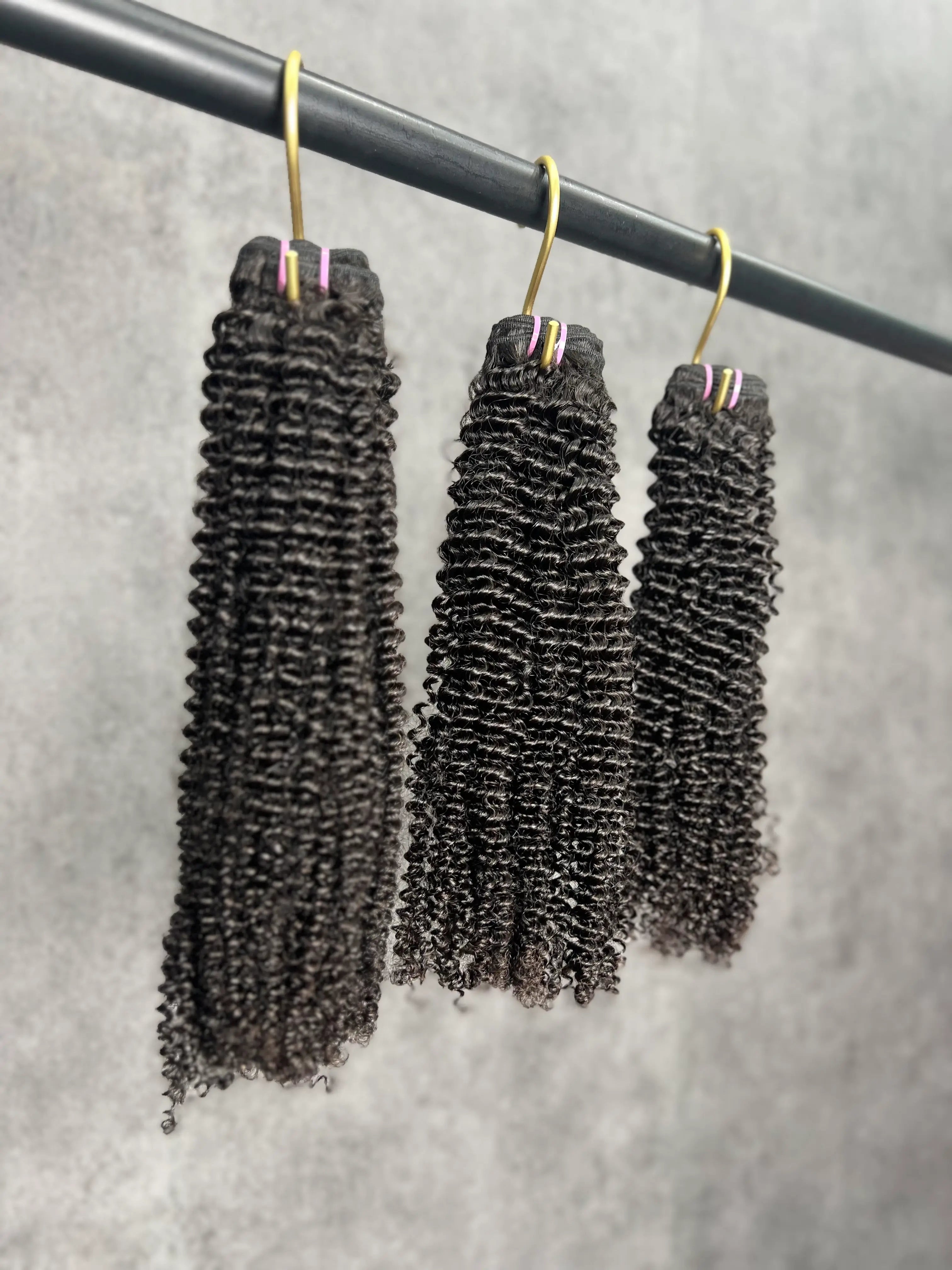 3PCS Kinky Curly Top Virgin Hair Bundles | 12–30 Inch |  Boruihair |  100% Human Hair