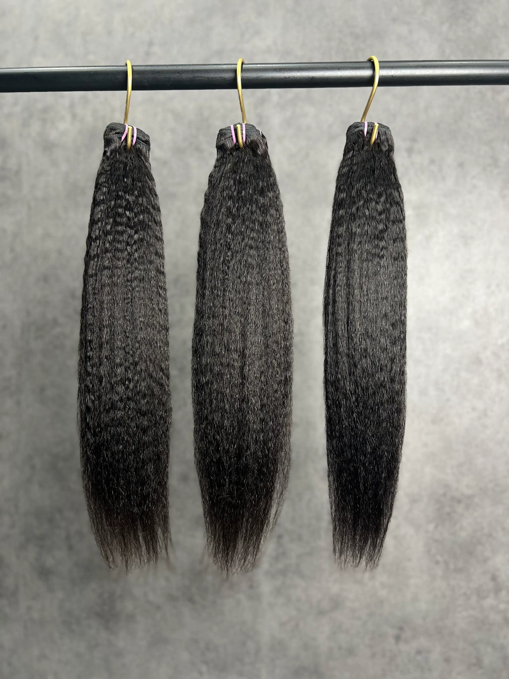 3PCS Kinky Straight Top Virgin Hair Bundles | 12–30 Inch |  Boruihair |  100% Human Hair