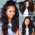 Straight | Virgin Hair | Wear & Go Half Wig | 3 In 1 Wig No Glue Half Wig | 100% Human Hair