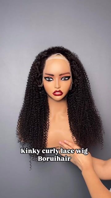 Boruihair Kinky Curly HD Lace Wig | 2x6 Closure Wig | 100% Human Hair