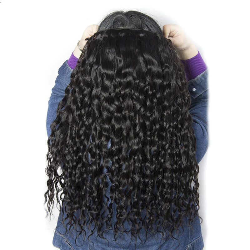 Water Wave 4PCS Bundles & 1PC Closure or Frontal – 5x5, 13x4 & 13x6 | 100% Human Hair | HD Lace Wig | Boruihair