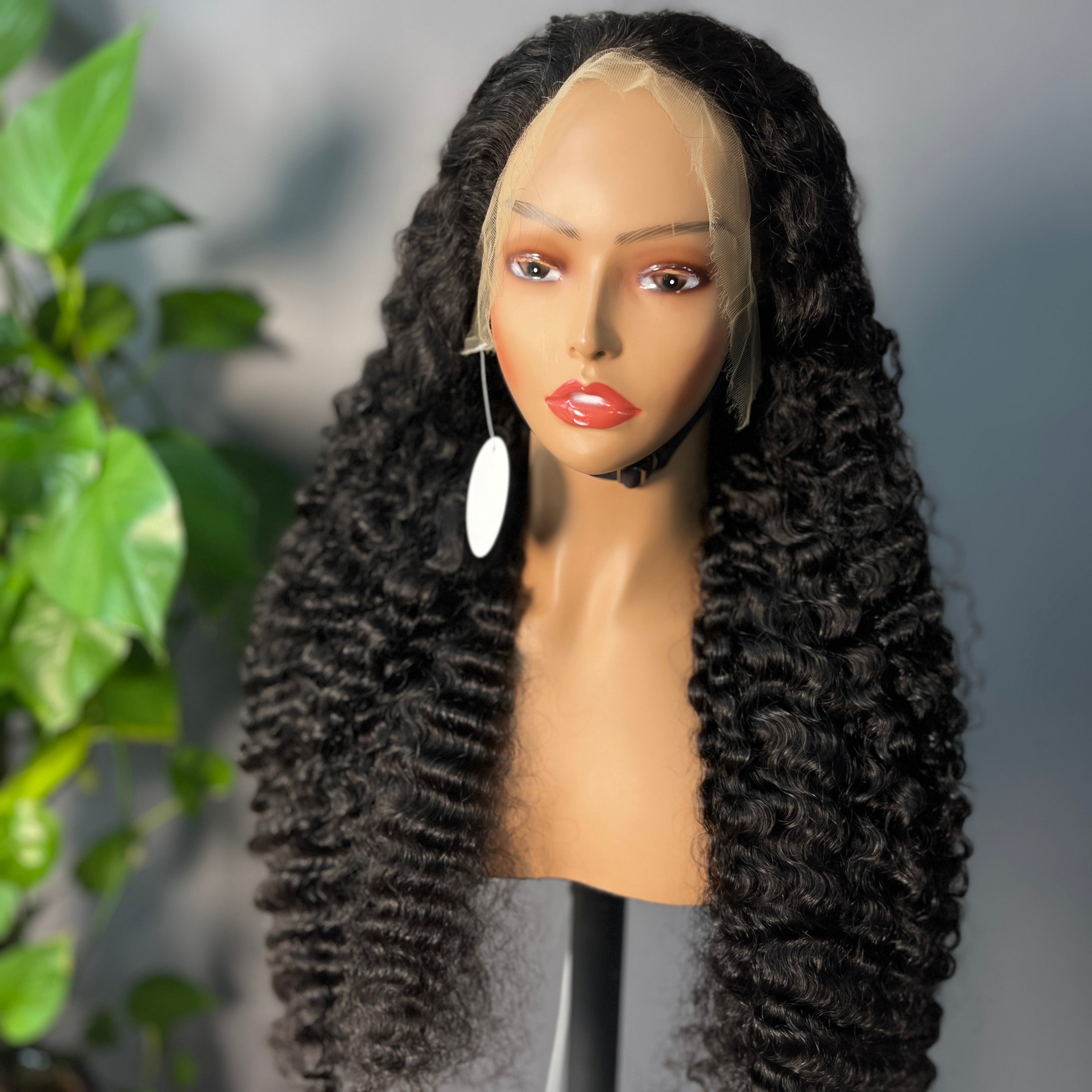 250% HD Lace Frontal Wigs Burmese Curly Undetectable Lace Front Wigs Human Hair