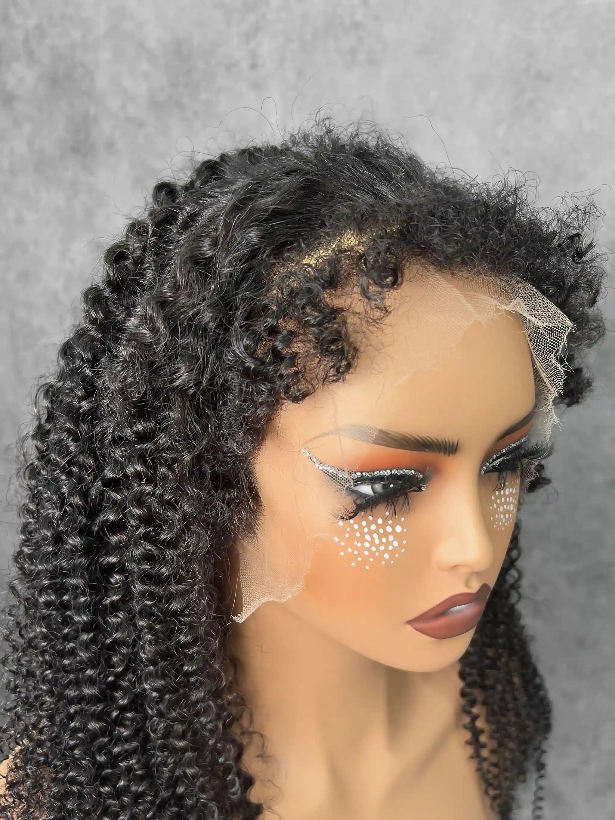 4C Edges Baby Hair Lace Wig | 13x4 & 13x6 HD Lace Frontal Wig| Natural Hairline Kinky Curly Wig