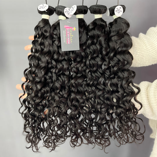 Luceehair 3/4 PCS Top Raw hair Bundles Deals Water Wave