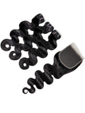 Body Wave 3PCS Bundles & 1PC 5x5 Lace Closure | Transparent & HD Lace | 100% Human Hair | Top Virgin Hair