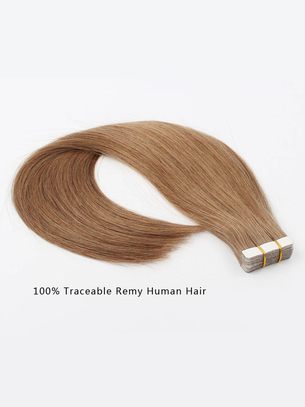 #8 Straight Tape in Hair  Extensions 20pcs 50g/pack Seamless Skin Weft Hair | 100% Human Hair | BORUIHAIR