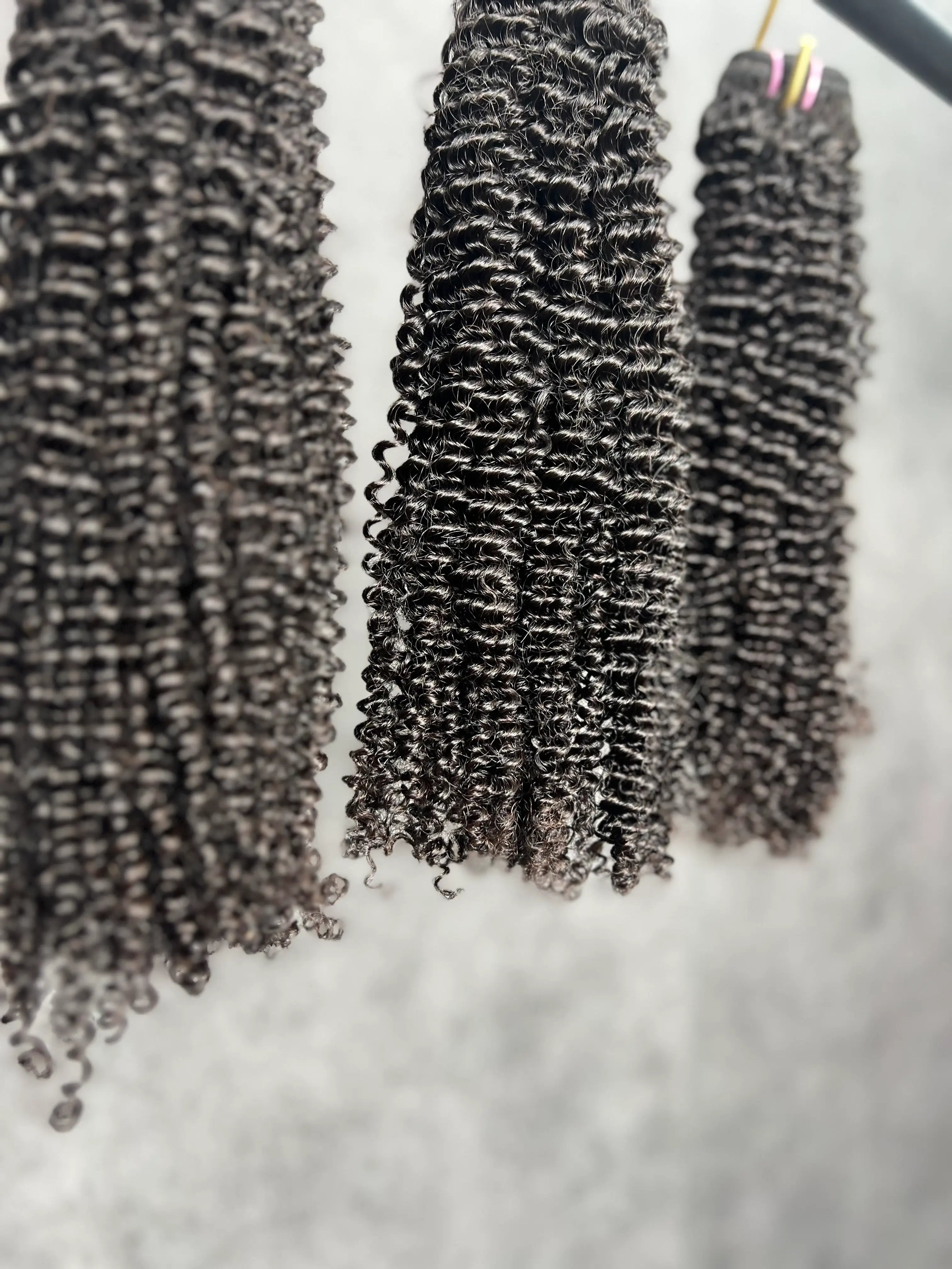 3PCS Kinky Curly Top Virgin Hair Bundles | 12–30 Inch |  Boruihair |  100% Human Hair