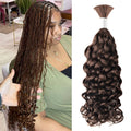 #2 Italian Curly Bulk Human Hair For Boho Braids BORUIHAIR