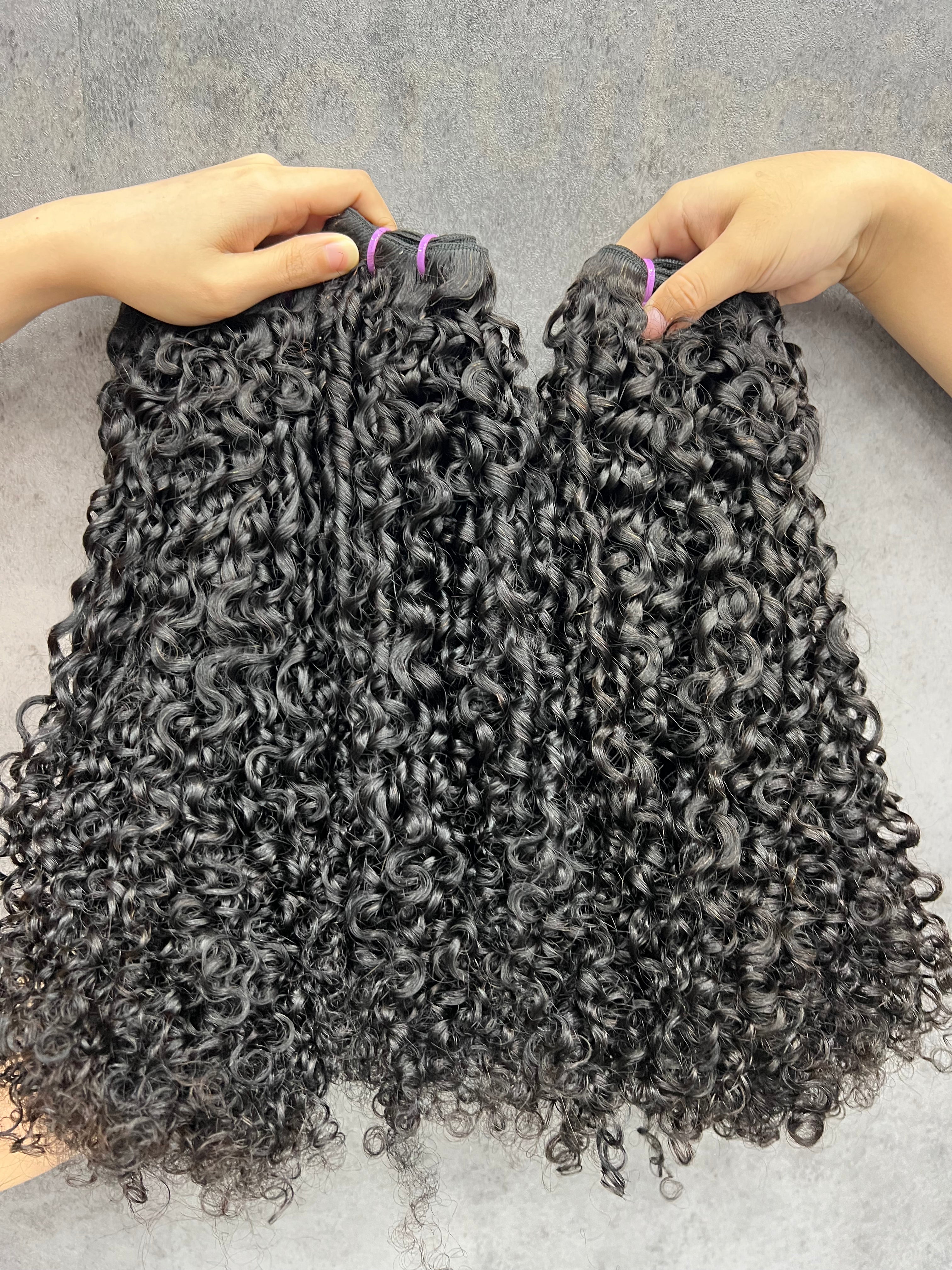 3PCS 12A Virgin Hair Pixie Curly Hair Bundles | 100% Human Hair