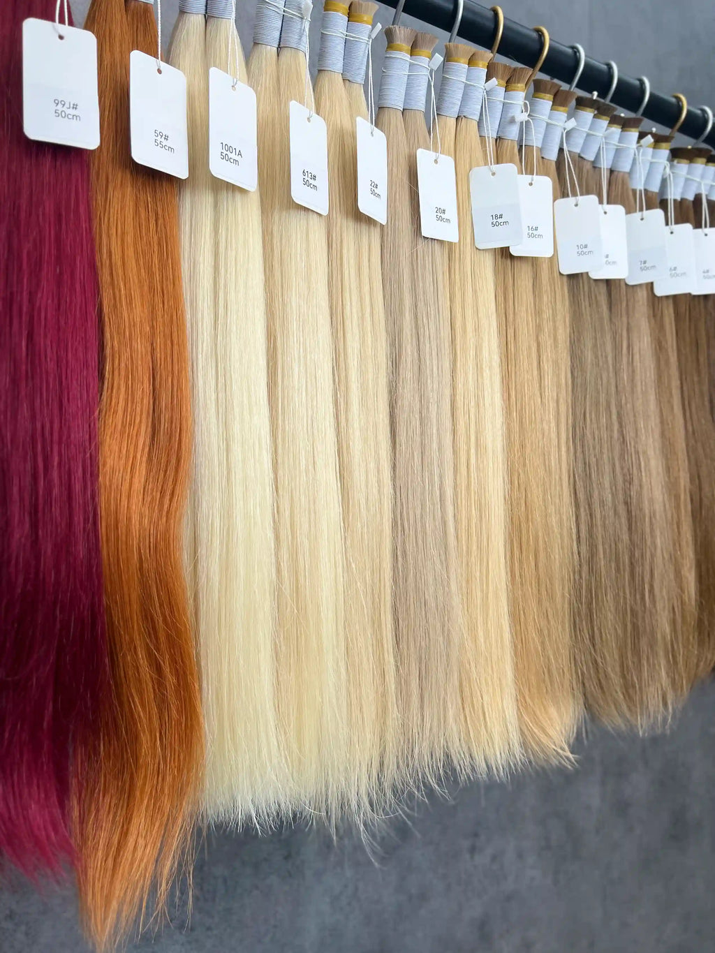 20–26 Inch Solid Color Bulk Vietnamese Straight Human Hair Extensions with Cuticle| Russian Bulk Hair | 100% Human Hair