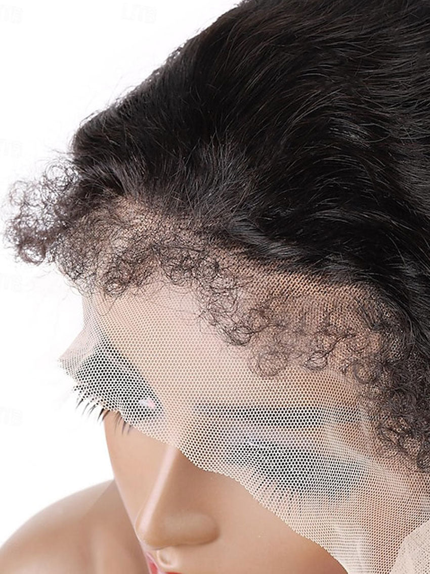 4C Edges Baby Hair Lace Wig | 13x4 & 13x6 HD Lace Frontal Wig| Natural Hairline Kinky Straight Wig