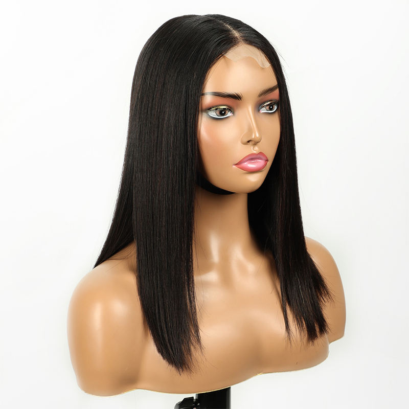 Bone Straight SDD Colorful BOB Wig Transparent Lace Wig BoruiHair | 2x6 Closure | 100% Human Hair