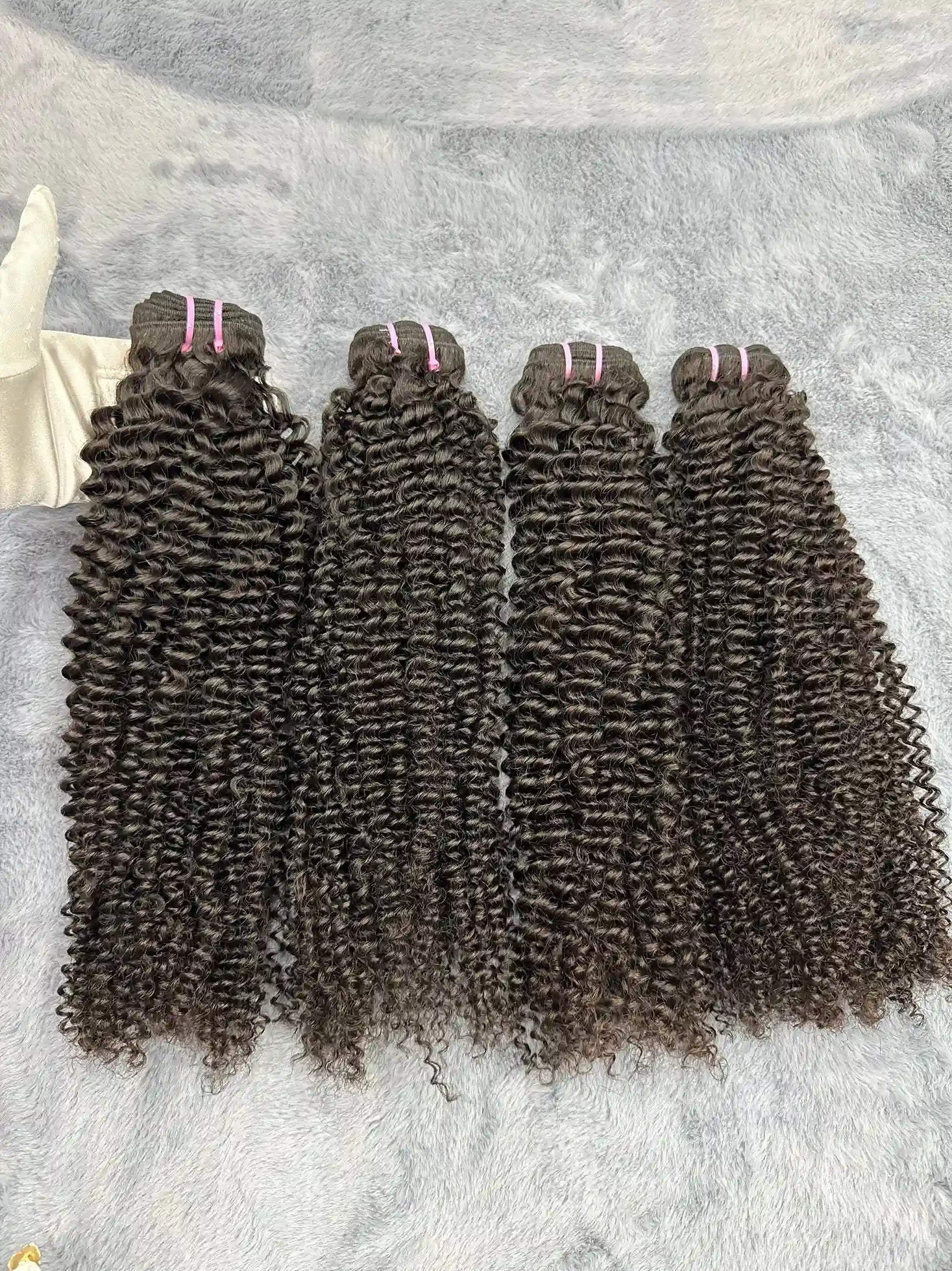 4PCS Jerry Curly Top Vrigin Hair Bundles | 12–30 Inch |Boruihair | 100% Human Hair