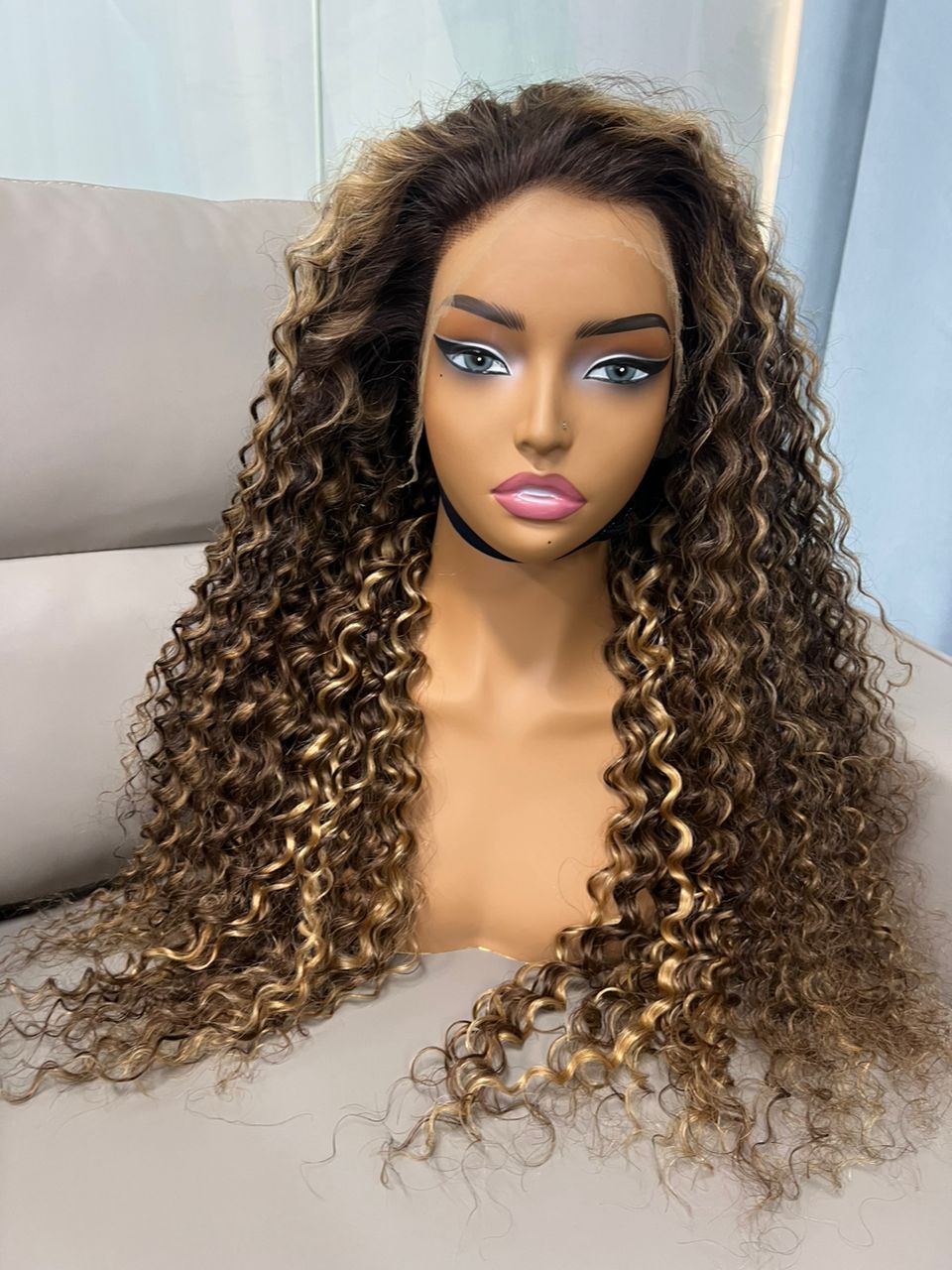 4#/27 Deep Curly 250% Density HD Lace Color Wig | 5x5,6x6 & 7x7 Closure |  100% Human Hair | Boruihair