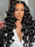 Loose Wave Glueless Lace Wig | HD Lace & Transparent Lace | Pre Bleached Knots Wig | 100% Human Hair | Boruihair