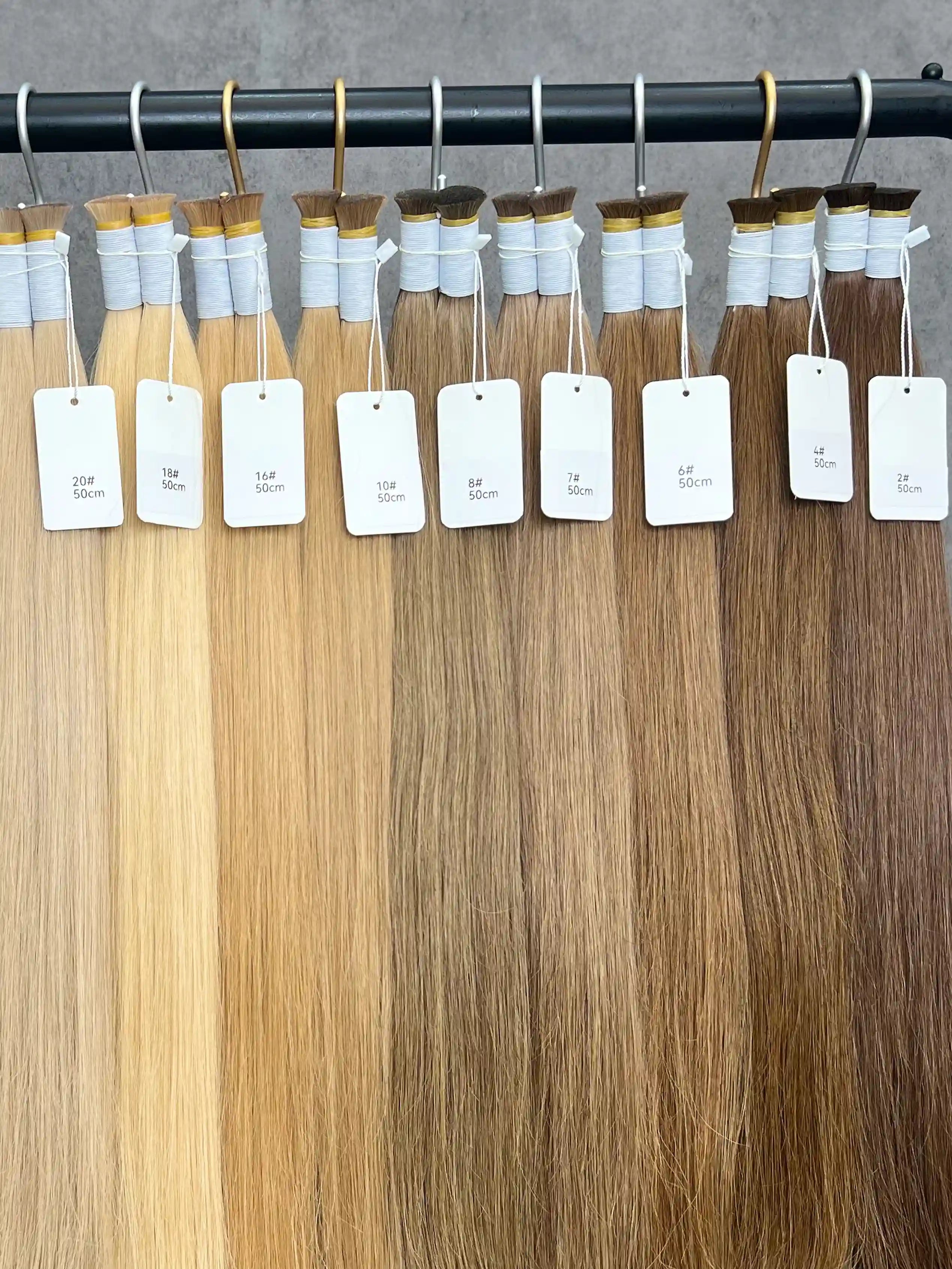 20–26 Inch Solid Color Bulk Vietnamese Straight Human Hair Extensions with Cuticle| Russian Bulk Hair | 100% Human Hair