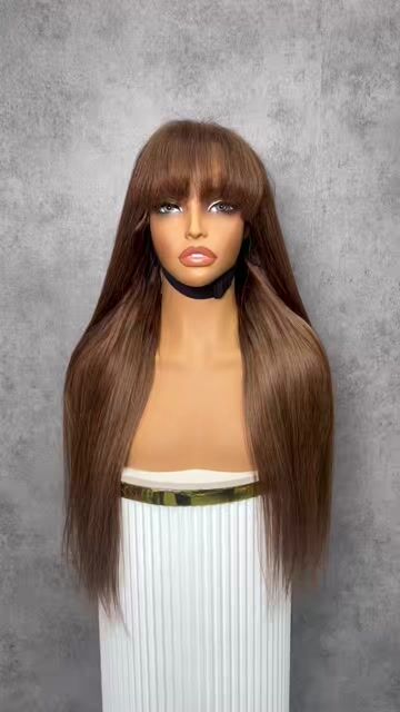 4# Straight 250% Density HD Lace Color Wig | 5x5,6x6 & 7x7 Closure |  100% Human Hair | Boruihair