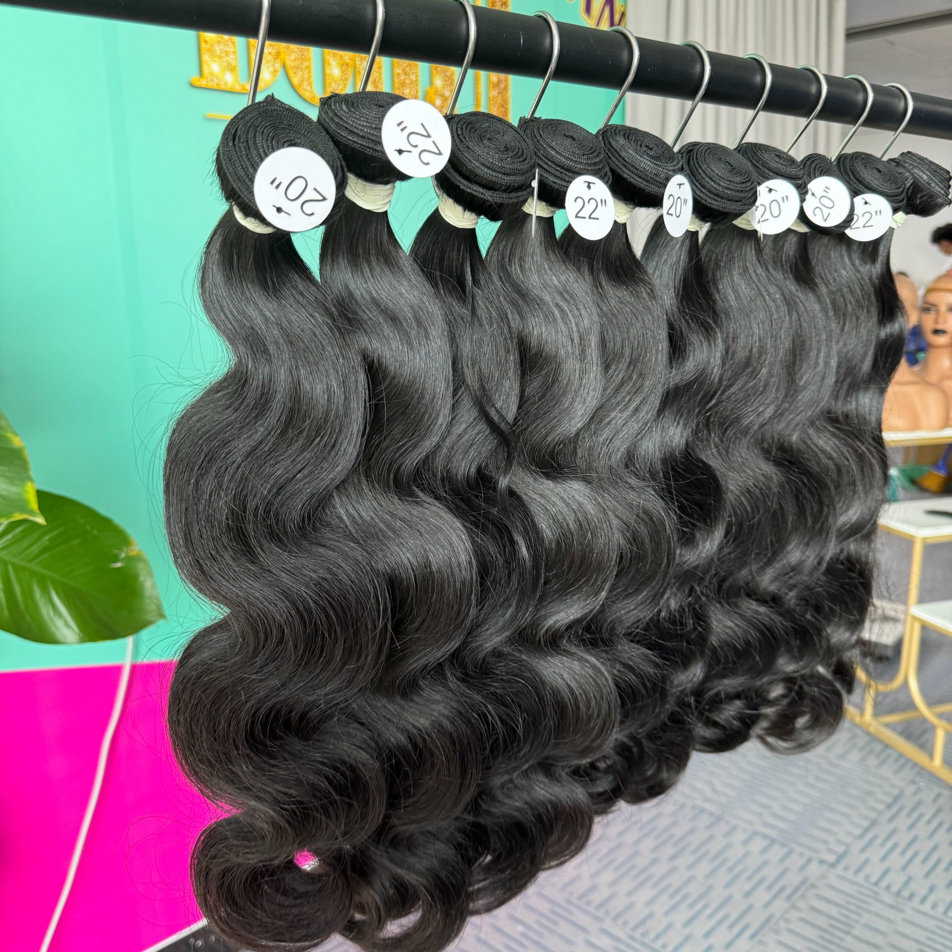 4PCS Body Wave Top Raw Hair Bundles 100% human hair
