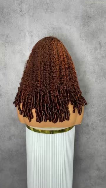 Burmese Pixie Curly SDD TP4#/350# Colorful Closure Lace Color Wig BoruiHair| 5x5 Closure & 13x4 Frontal| 100% Human Hair