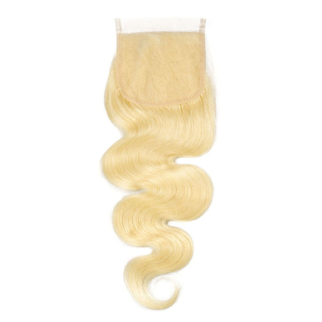 12A Brazilian Body Wave 613 Blonde Lace Closure