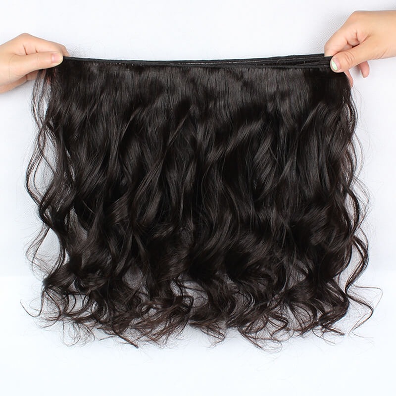Loose Wave 4PCS Bundles & 1PC Closure or Frontal – 5x5, 13x4 & 13x6 | 100% Human Hair | Transparent Lace Wig | Boruihair