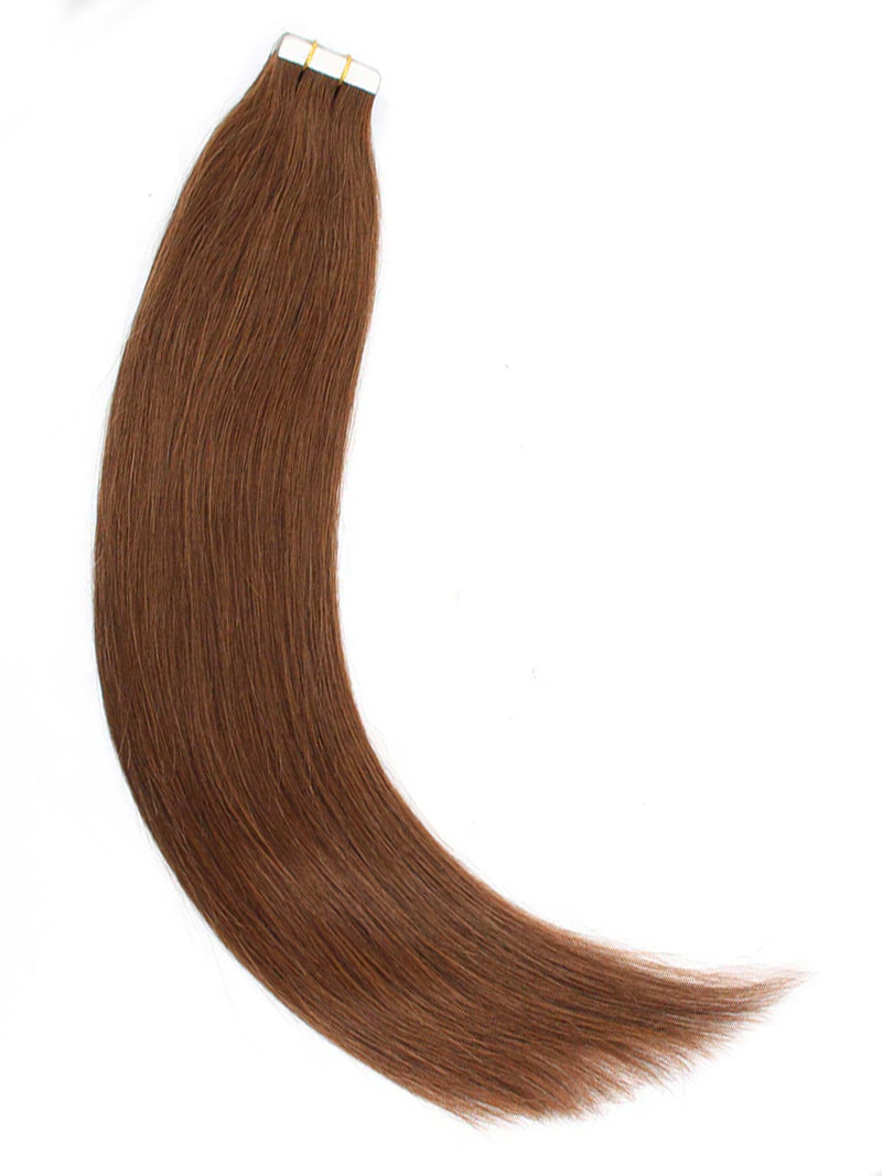 #4 Straight Tape in Hair  Extensions 20pcs 50g/pack Seamless Skin Weft Hair | 100% Human Hair | BORUIHAIR
