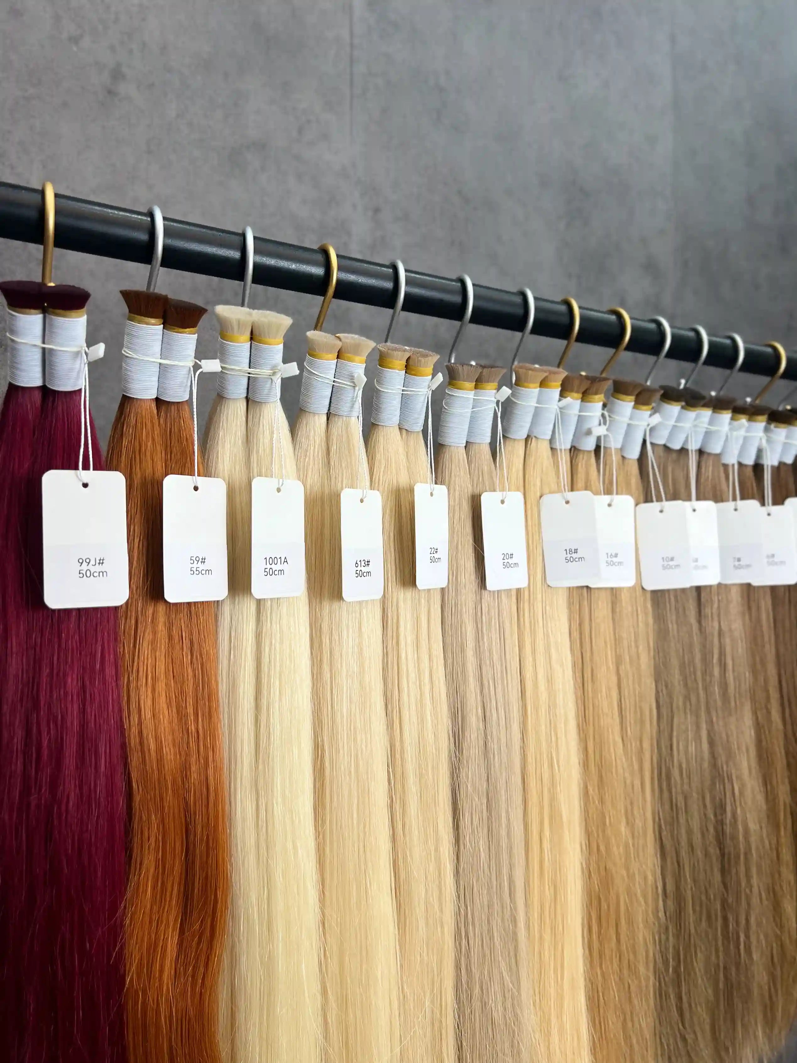 20–26 Inch Solid Color Bulk Vietnamese Straight Human Hair Extensions with Cuticle| Russian Bulk Hair | 100% Human Hair