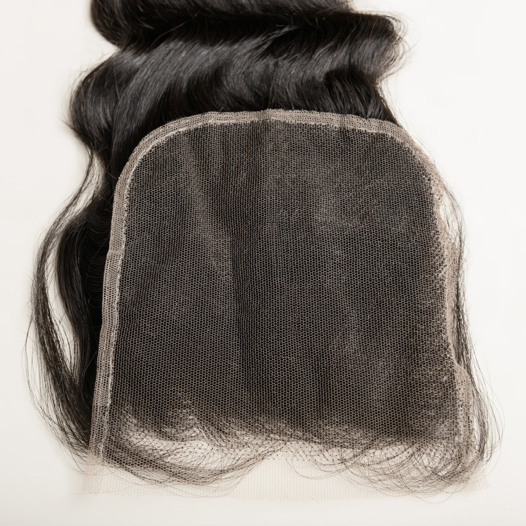 Loose Wave Lace 4x4 & 5x5 Closures | 12–22"| 100% Human Hair | Transparent & HD Lace | Boruihair