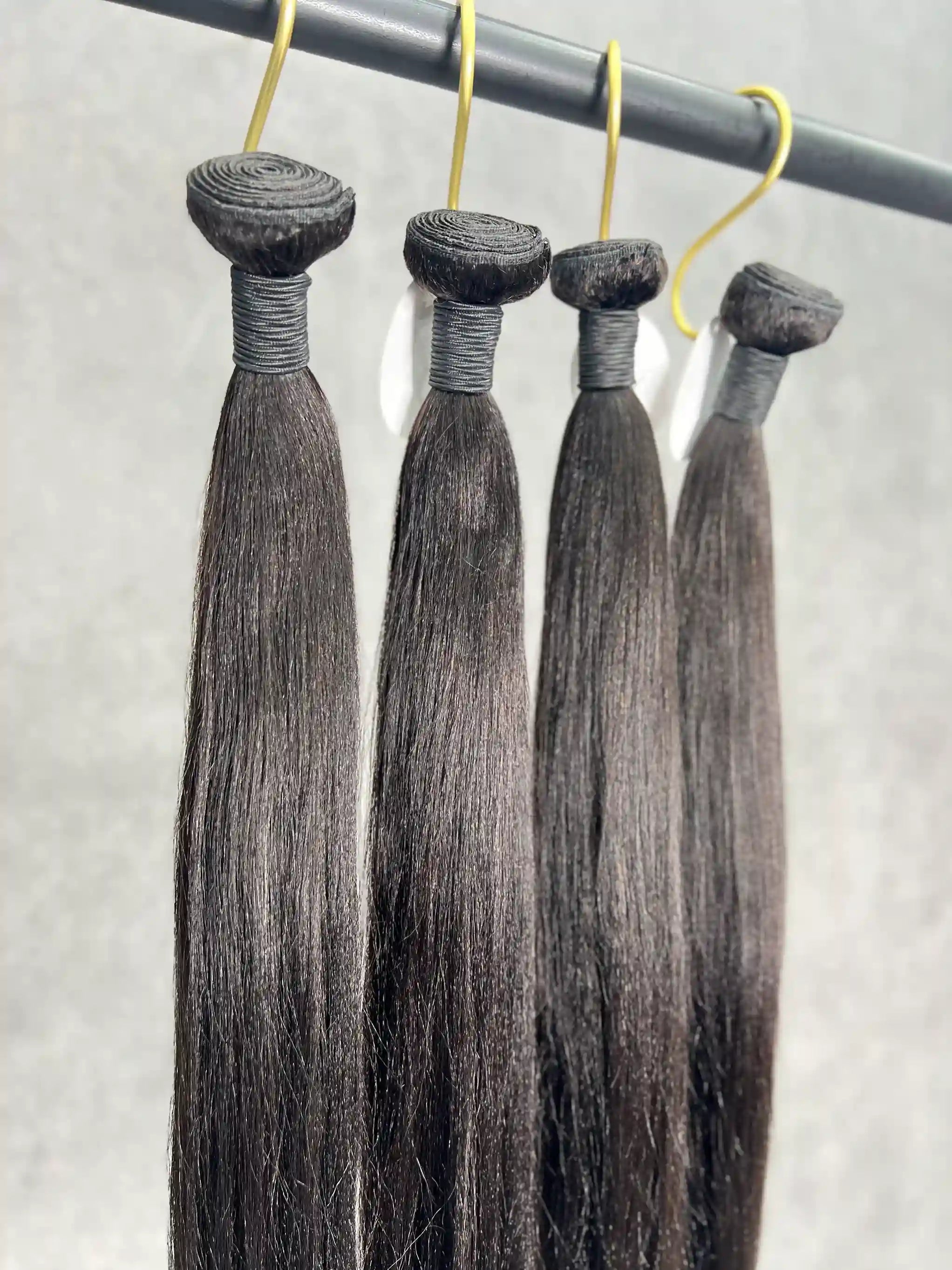 4PCS Yaki Straight Top Vrigin Hair Bundles | 12–30 Inch | Boruihair | 100% Human Hair