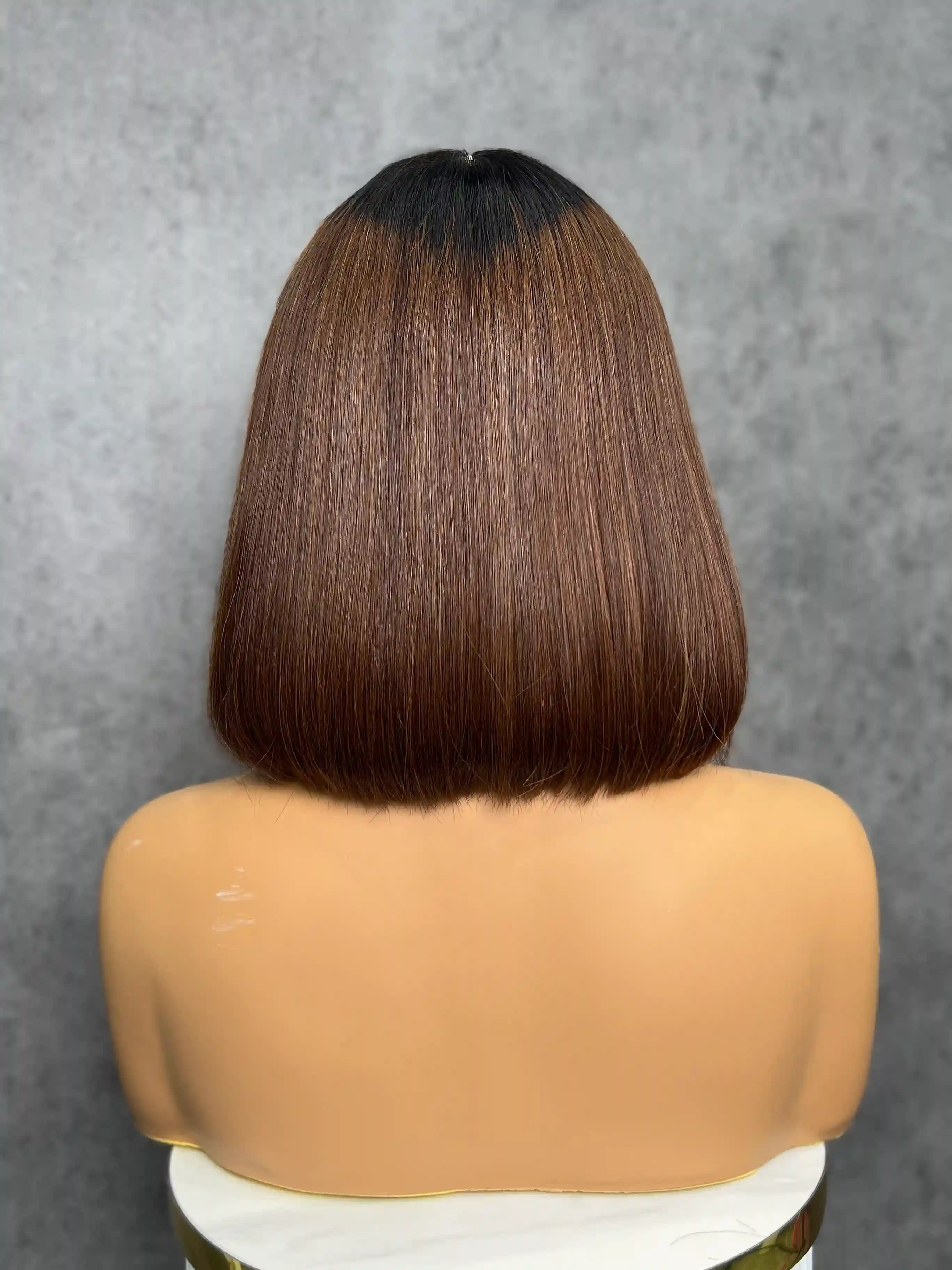 2x6 Lace Bob Human Hair Wig With Bangs Vietnamese Lace Straight Colorful Wig| 2x6 Transparent Closure | 100% Human Hair | Boruihair