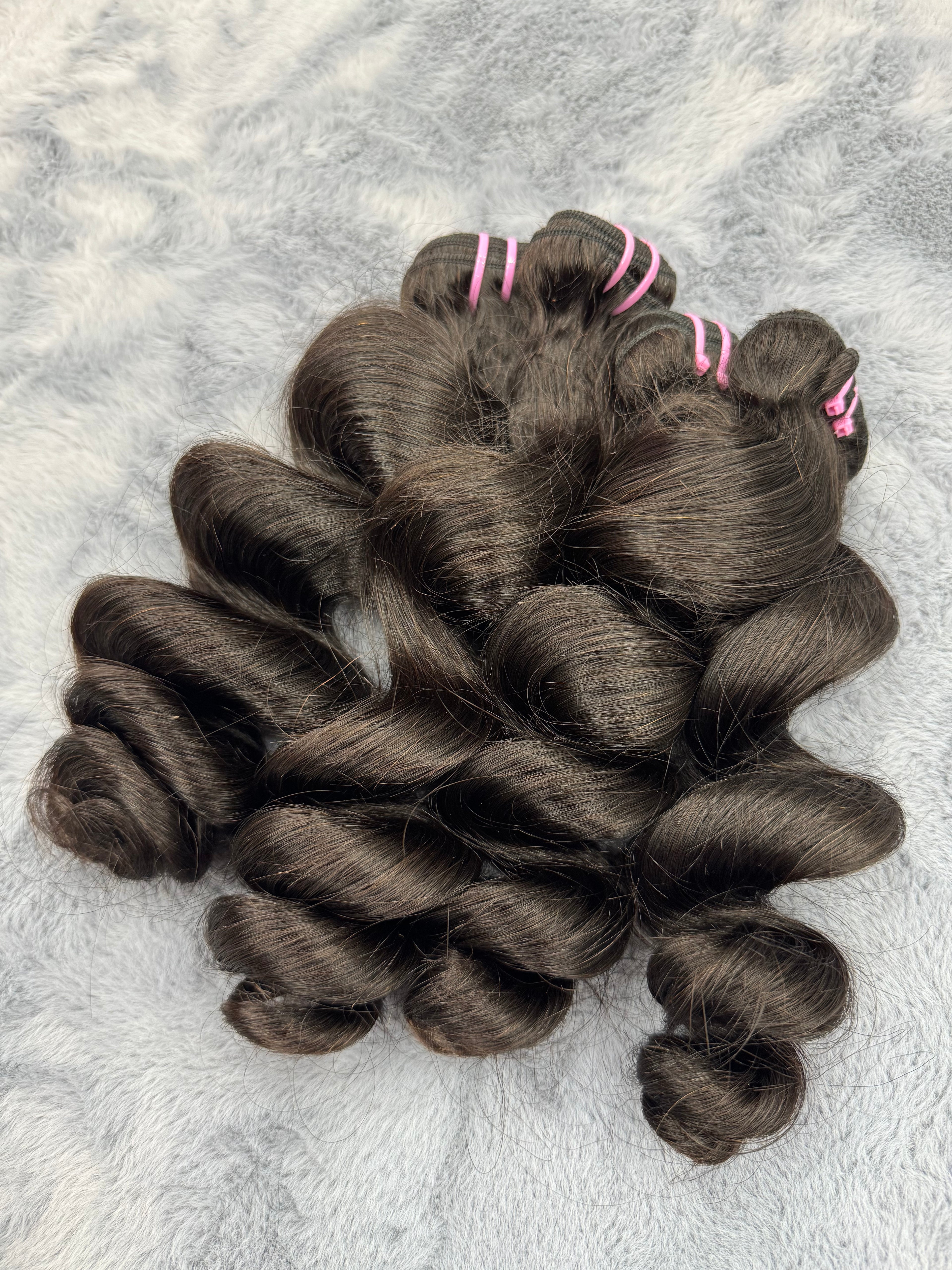 4PCS Loose Wave Top Vrigin Hair Bundles | 12–30 Inch | Boruihair | 100% Human Hair