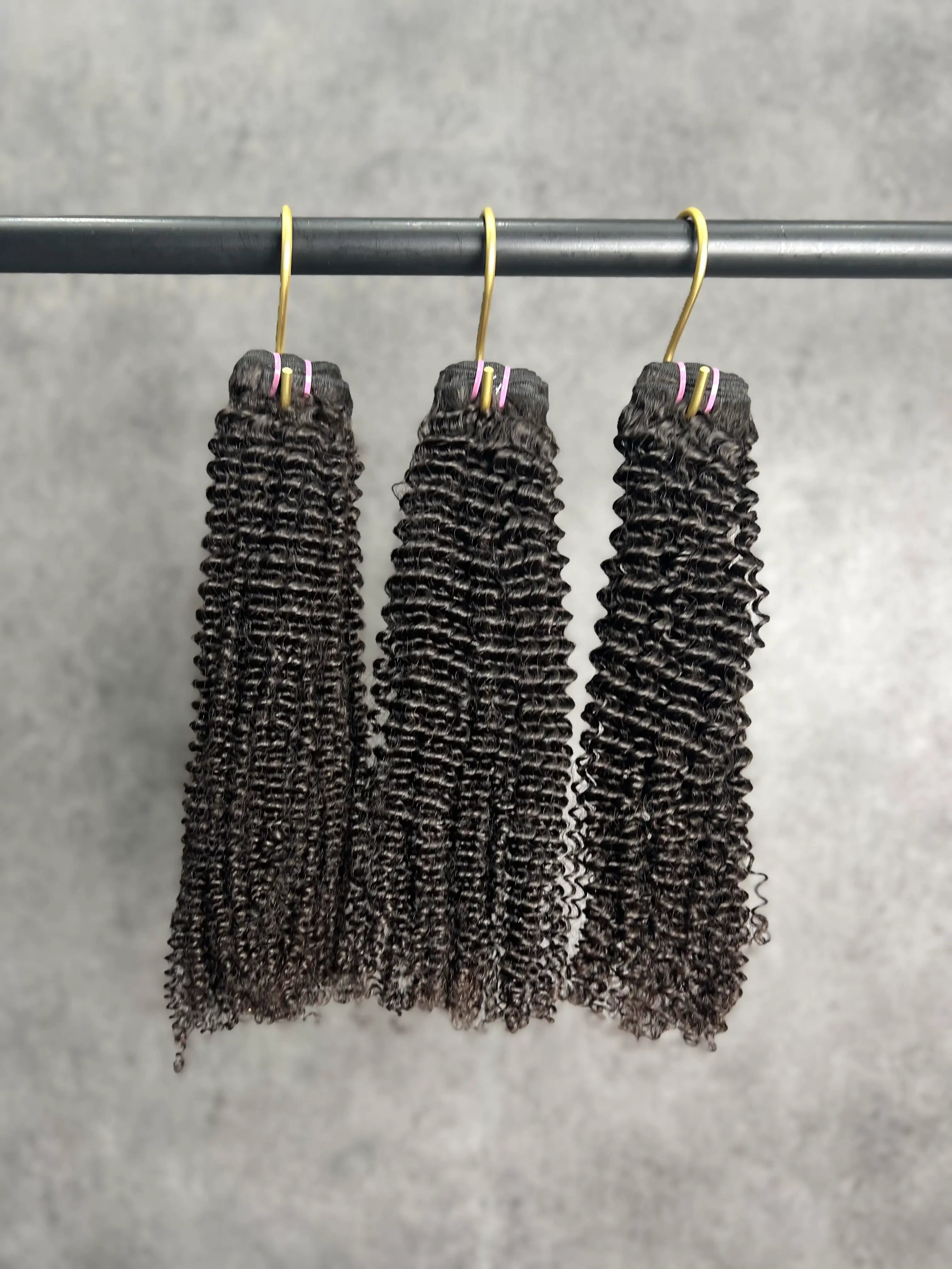 3PCS Kinky Curly Top Virgin Hair Bundles | 12–30 Inch |  Boruihair |  100% Human Hair