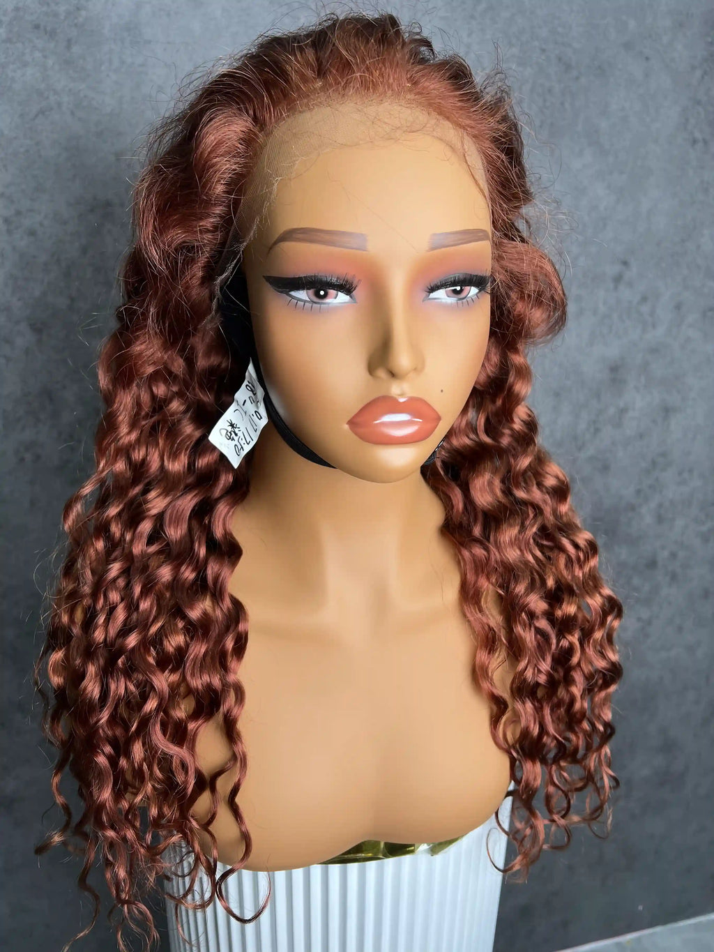 200% Density 33# Water Wave HD Frontal Lace Color Wig | 13x4, 13x6 Frontal | 100% Human Hair