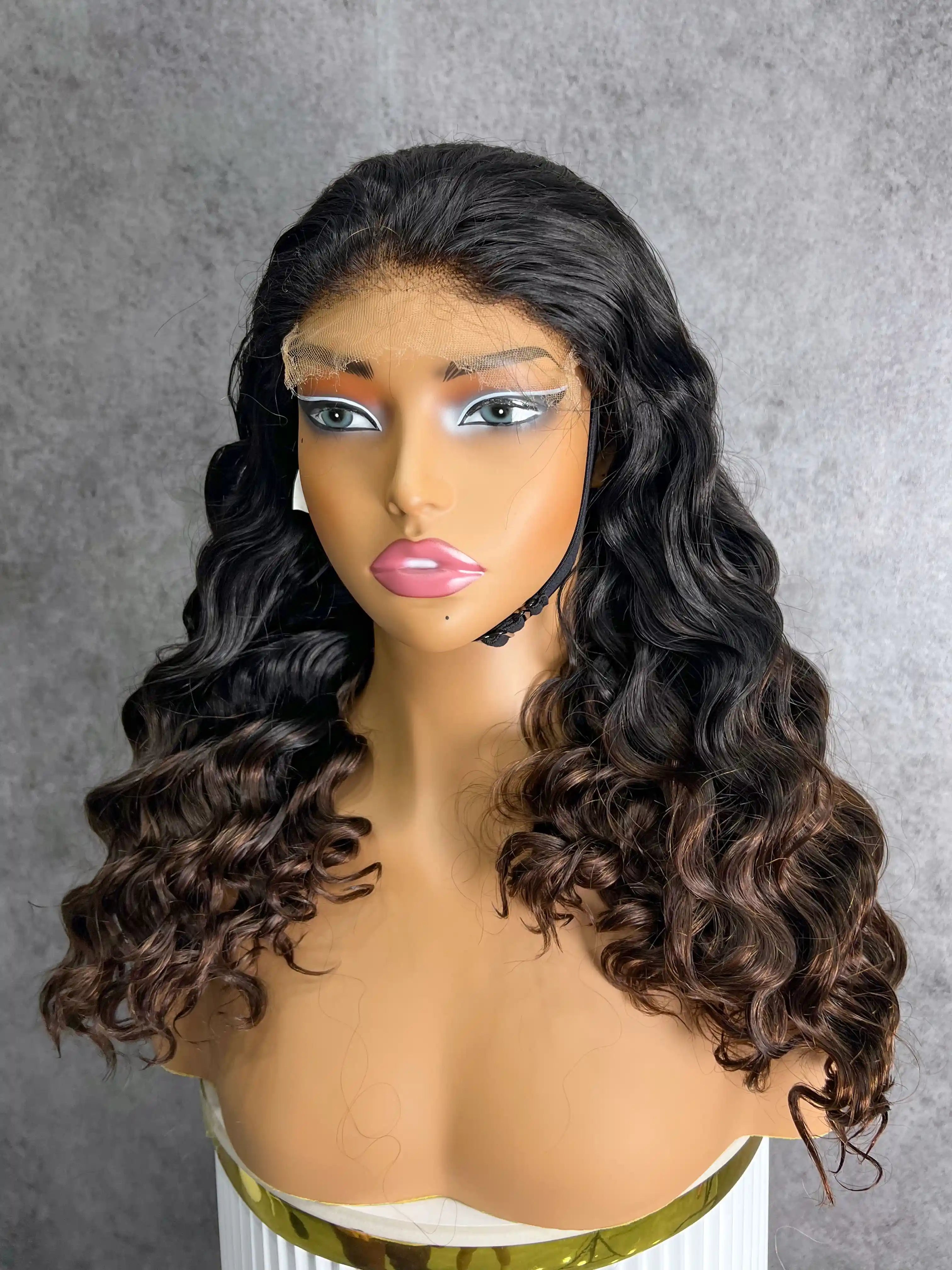 T1B/4# Indian wavy HD Lace Color Wig | 200% & 250% | 5x5,6x6 & 7x7 Closure | 100% Human Hair | Boruihair