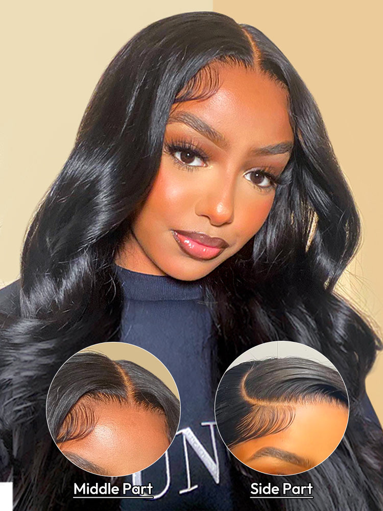 Boruihair Body Wave HD closure Lace Wig | 2x6 Closure Wig | 100% Human Hair