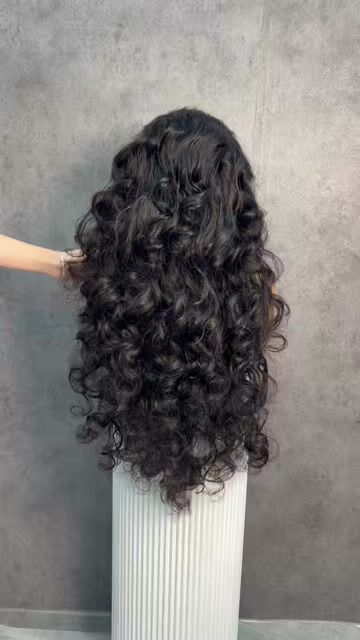 Loose Wave Wand Curls Wig 13x6 Glueless HD Lace Front Human Hair Wig| HD Lace & Transparent Lace | Pre Bleached Knots Wig