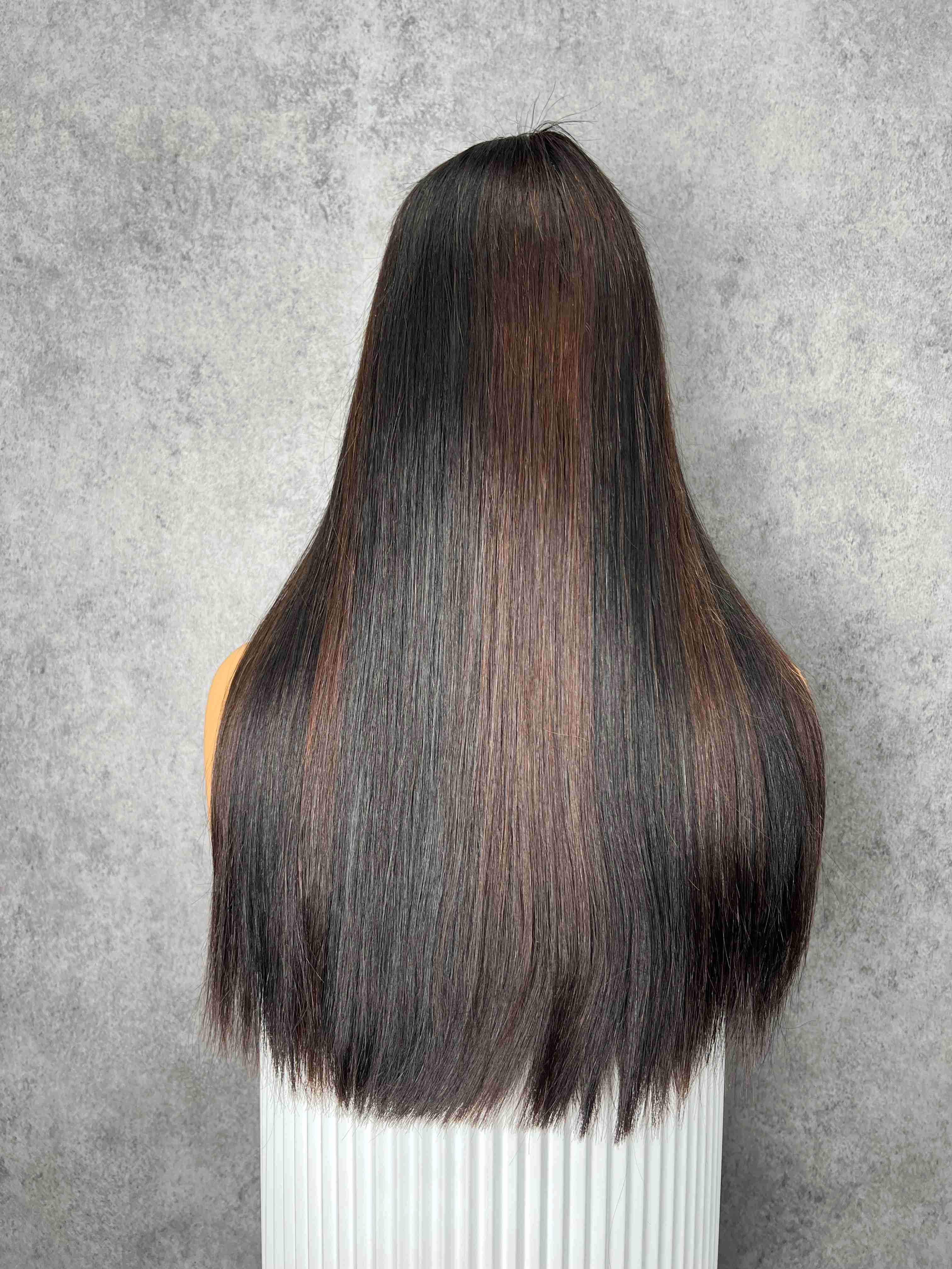 Bone Straight SDD Colorful BOB Wig Transparent Lace Wig BoruiHair | 2x6 Closure | 100% Human Hair