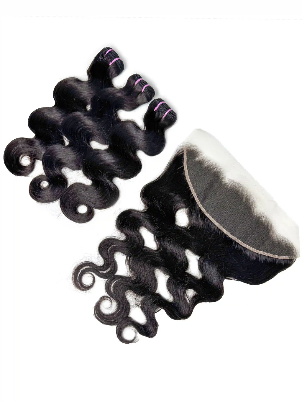 Body Wave 3PCS Bundles & 1PC 13x4 Lace Frontal | Transparent & HD Lace | 100% Human Hair | Top Virgin Hair