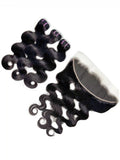 Body Wave 3PCS Bundles & 1PC 13x4 Lace Frontal | Transparent & HD Lace | 100% Human Hair | Top Virgin Hair